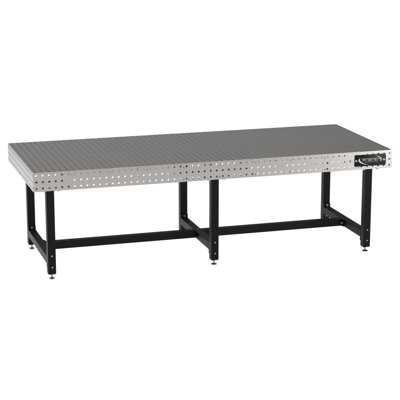 Diversified Spaces (CTE) Classroom Welding & Fixture Table, Carbon Steel Top, Powdercoat Legs, Self-Leveling Feet, Made In The USA
