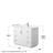 Miranda 42" Freestanding Single Bathroom Vanity with Cultured Marble Top-58037793-58037795-58037798