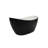 65'' x 31'' Freestanding Soaking Bathtub, Double Slipper Acrylic Bathroom Tub-88678620