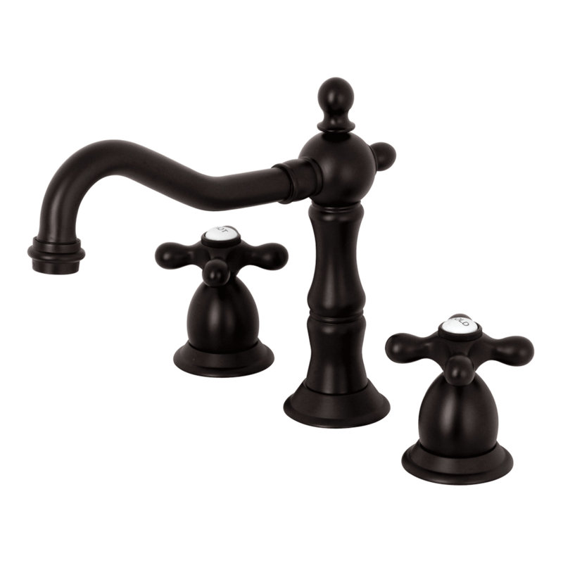 Robinet pour salle de bain à poignée large Heritage, Bronze frotté à l'huile