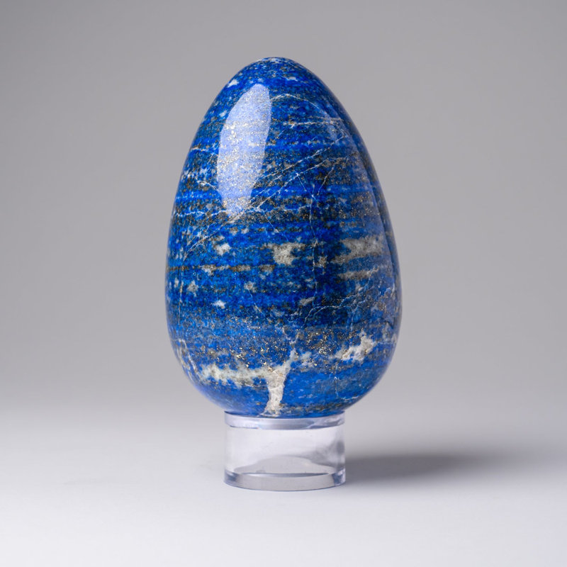 Genuine Polished Lapis Lazuli Egg From Afghanistan (2.5 Lbs)