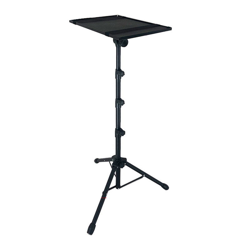 Adjustable Height Projector Stand with Large Platform Foldable Laptop Tripod Stand for Office Home