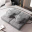 Canapé modulaire surdimensionné moderne avec 2 repose-pieds et 2 sièges, canapé moelleux en tissu de chenille étincelant avec 4 coussins, canapé capitonné à combinaison 4 pièces, aucun assemblage requis, canapés à compression-1899783954