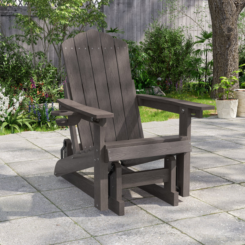 Chaise Adirondack Glider, Café