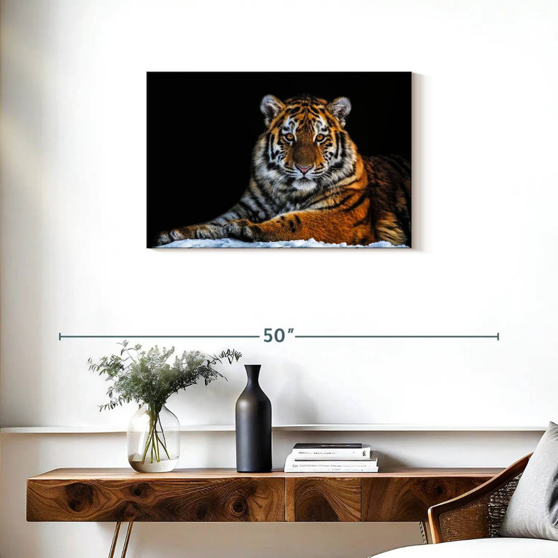 Tigre instantané, H 20 po x l 30 po