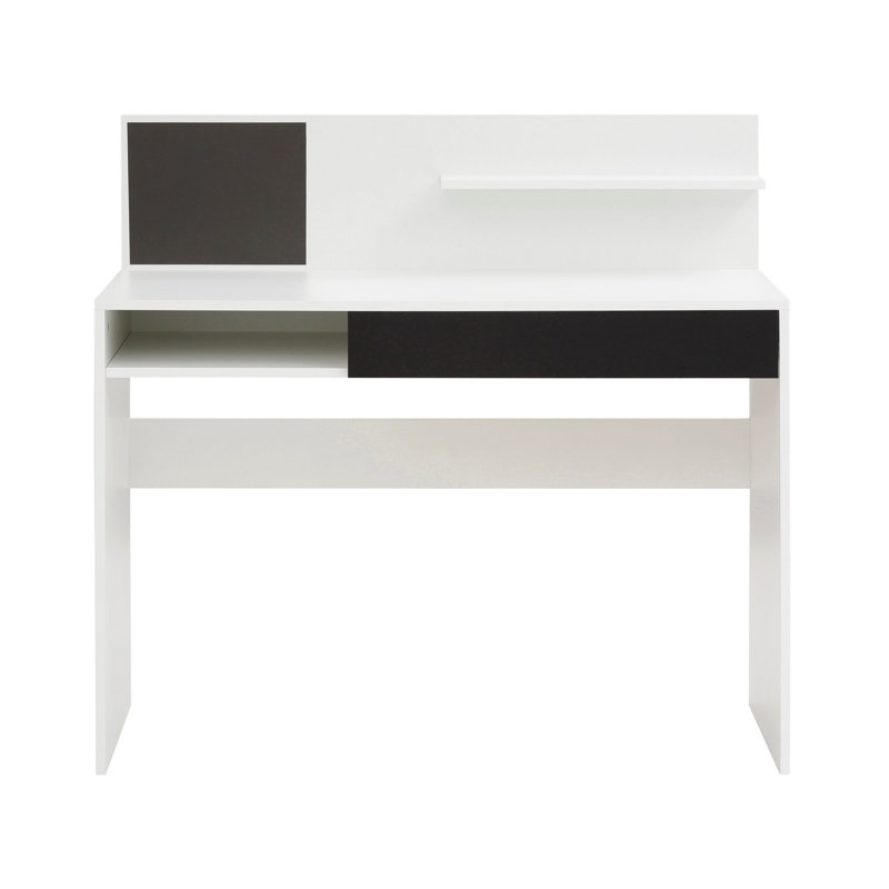 Erianah Writing Desk, White/Black
