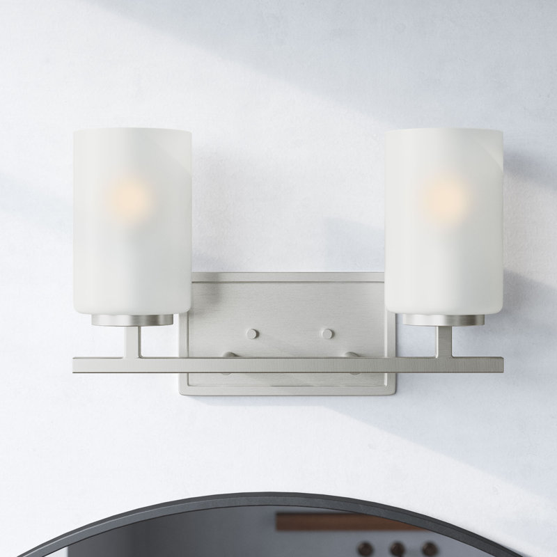 Charvic Light Dimmable Vanity Light, Brushed Nickel, 2