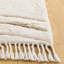 Tapis ivoire touffeté en laine / coton recyclé Vermont-98090546