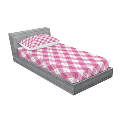 Microfiber Argyle Sheet Set