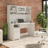 Bureau d'ordinateur avec huche Ozro