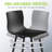 Cleek Swivel Counter Stool with Metal Frame-1341096971-1340625407