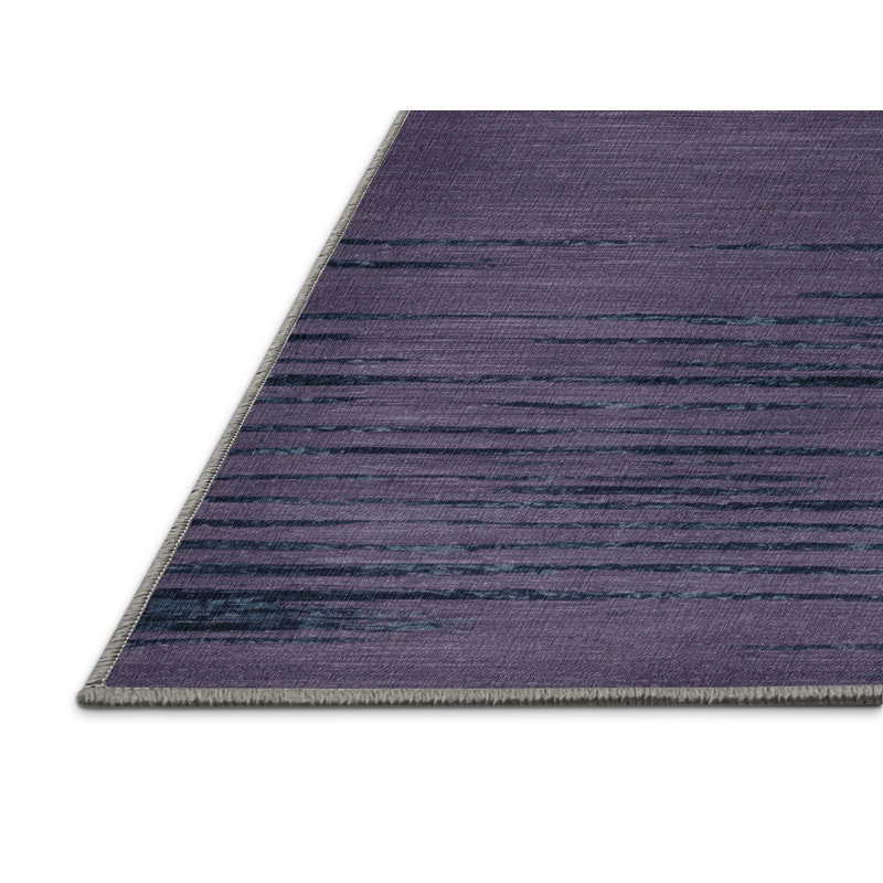 Tapis mauve lavable à la machine