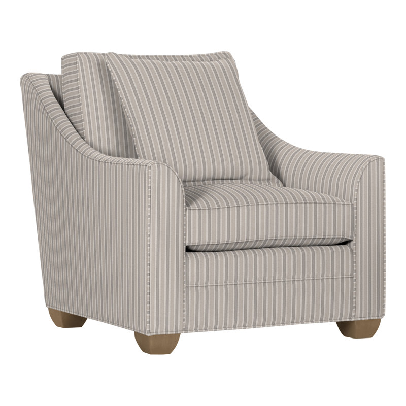 Chaise 37,5 po Nicholas, Perigold Piccadilly rayé patiné, Hampton