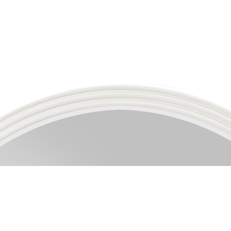Carena Gray Round Mirror