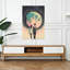 «Lunar Lovers 'Journey Dreamy Retro Romantic Landscape Nature, art mural-129091543