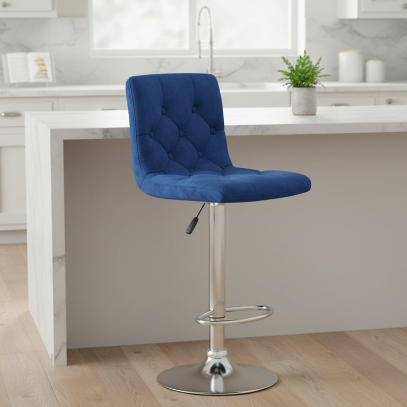 Tabouret Calvin, Bleu