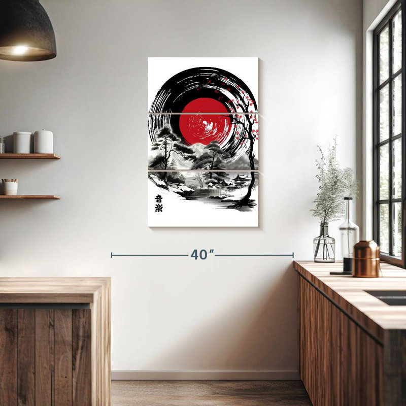 Masam Sound du Japon Sumi-E, H 38 po x l 24 po