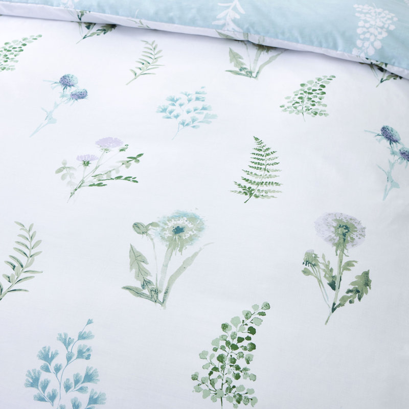 Meadow Flowers Duvet Cover Set with Pillowcases, Super King - 2 Standard Pillowcases