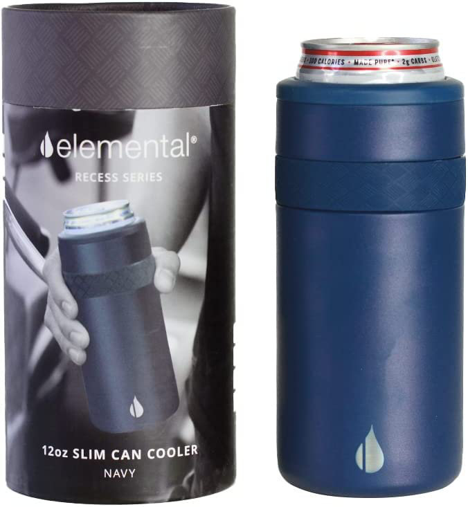 Refroidisseur de canettes Elemental Slim, Bleu marine