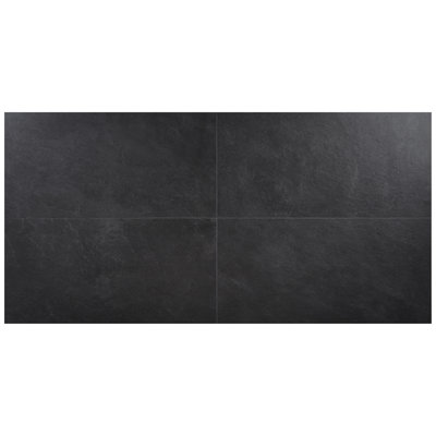 Roche 23,62 po X 47,24 po Carreau de plancher et de mur en porcelaine matte (15,49 pieds carrés / caisse)