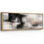 Abstrait noir et blanc, composition neutre, images de salon moderne, impression sur toile encadrée, impression numérique-126054306-126054299
