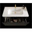 Meuble-lavabo flottant rayé en chêne noir brossé de 36 pouces avec lavabo en céramique blanche, pré-assemblé pour les salles de bain modernes-1374244666-1374244668