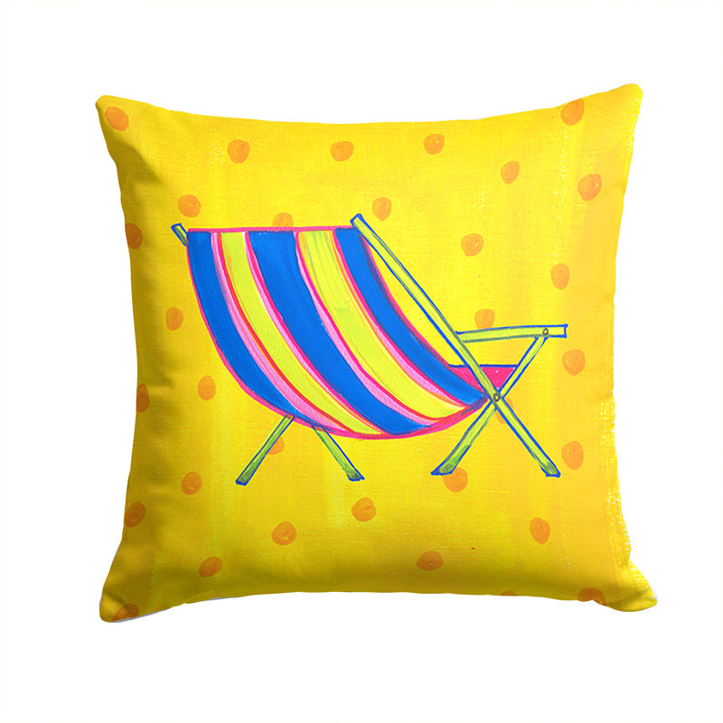 Coussin intérieur extérieur Beach Chair, Jaune