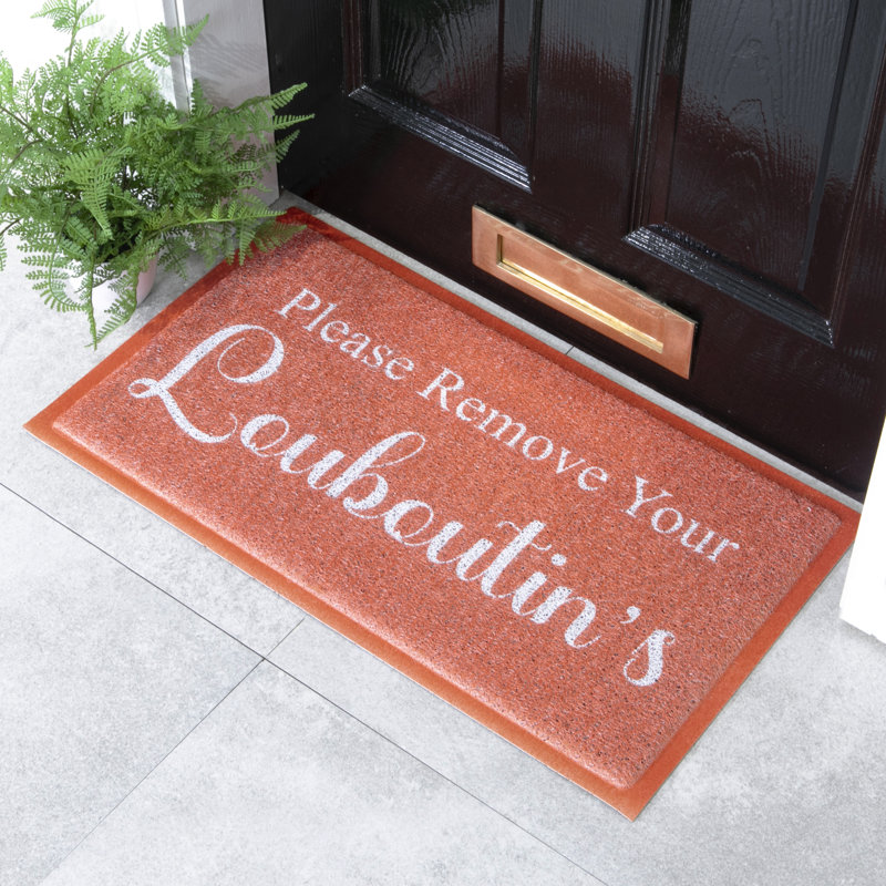 Batdorf Non-Slip Floral Doormat