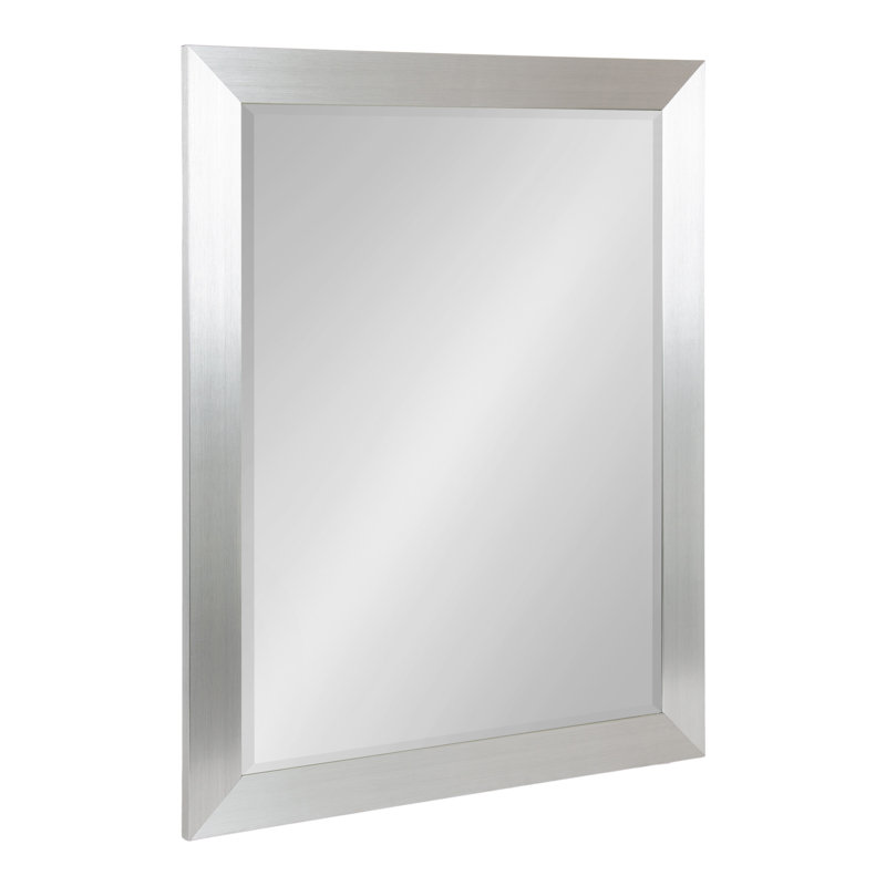 Cressna Vintage Rectangle Bathroom Wall Mirror, 27.42" x 21.42"
