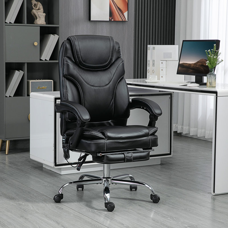 Inbox Zero Loghann Executive Chair, Black