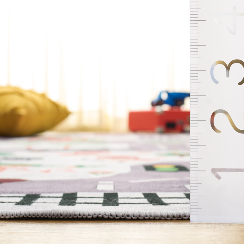 Tapis lavable à la machine Tacoma Kids 100 Performance, Rond 5 pi