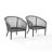 Powder Coated Steel Outdoor Lounge Chair