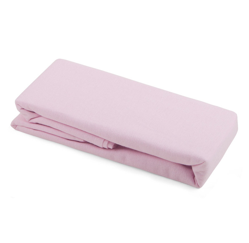 Ketron Flannelette Flat Cot Sheets, 100cm W x 150cm L, Pink