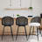 Aansu Swivel Boucle Upholstered Counter & Bar Stool-1026700320-1038401322-1050611420