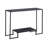 Hodgkins Modern Metal/Wood Console Sofa Table with Storage Shelf - Perfect for Entryways and Living Rooms