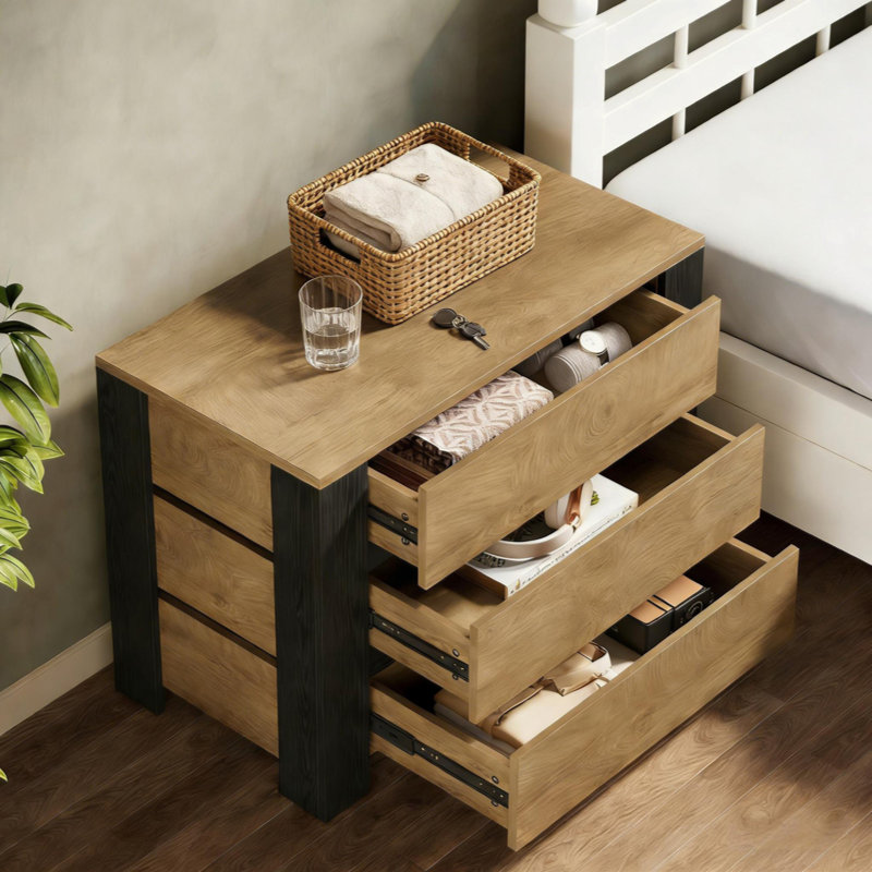 Table de chevet avec rangement, table de chevet, table d'appoint (table de chevet seulement)