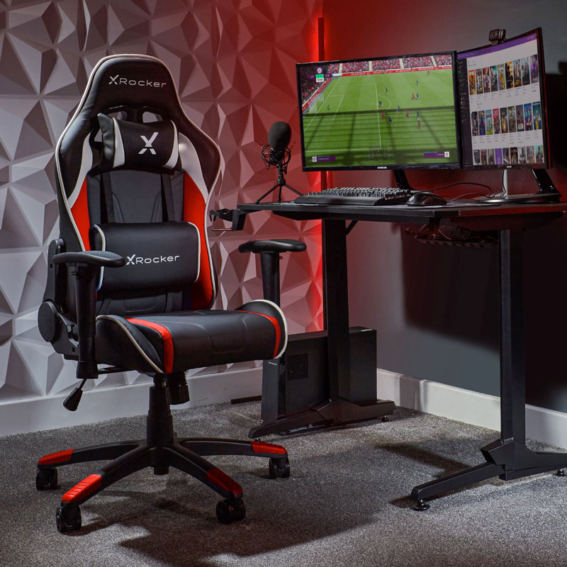 X Rocker Junior Agility Gaming Chair, Red/Black