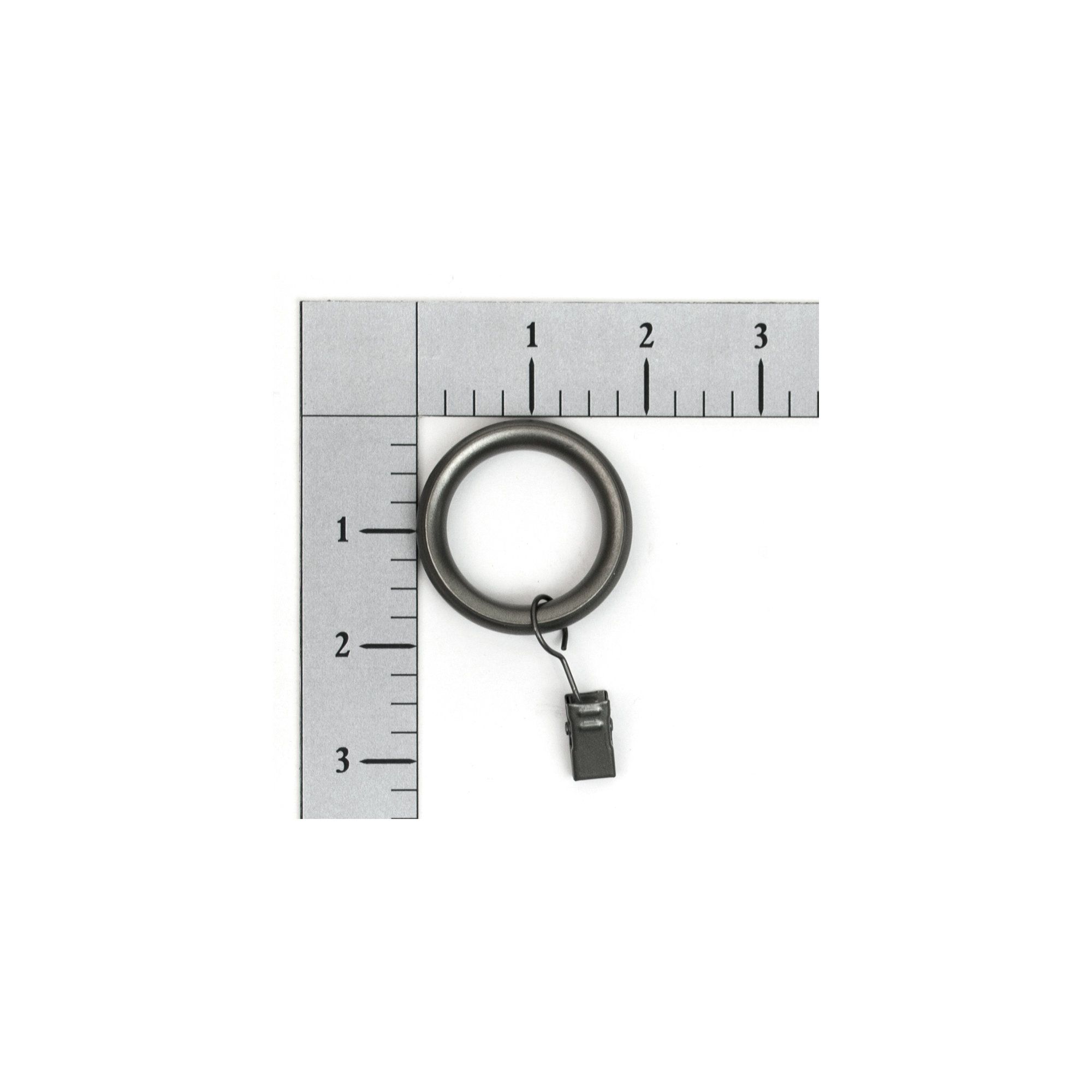 Vasios Curtain Rings, Pewter