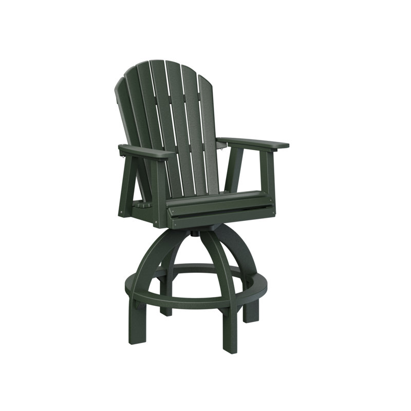 Berlin Gardens Comfo Back Tropical Swivel Chair, Kiwi Green, 26.5"
