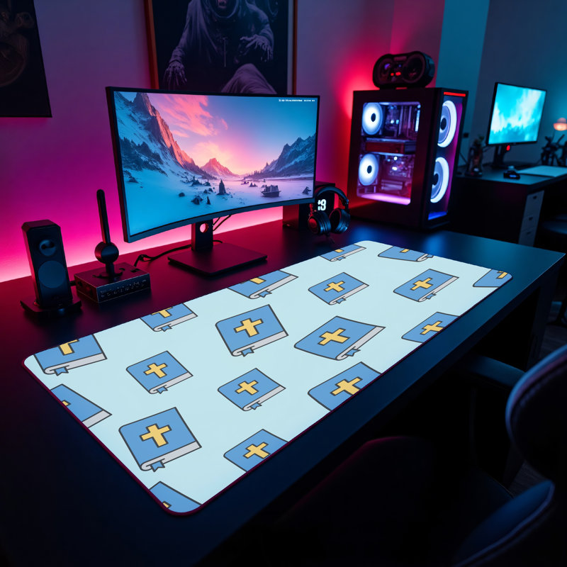 Polyester Desk Pad, 31.5x15.5