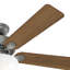 Ventilateur de plafond standard à 5 pales de 52 po avec lumières et chaîne de traction Swanson-49136367