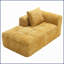 Canapé en chenille moderne et minimaliste - Petit canapé pour la chambre à coucher du salon | Chenille | Dossier rembourré-459736652