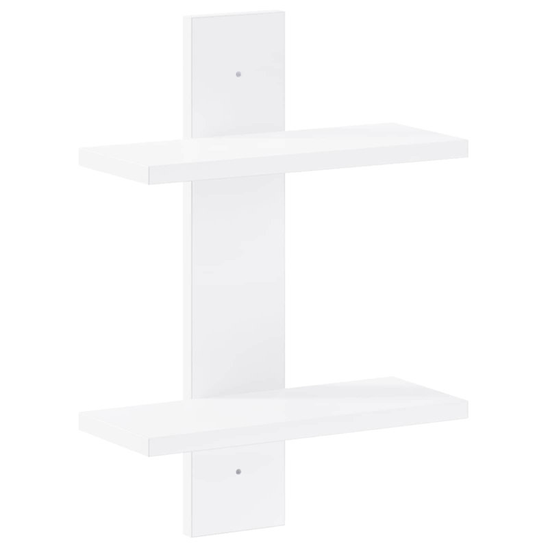 Engineered Wood Wall Shelf, White