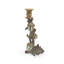 Mocha Check Acorn Candle Holder