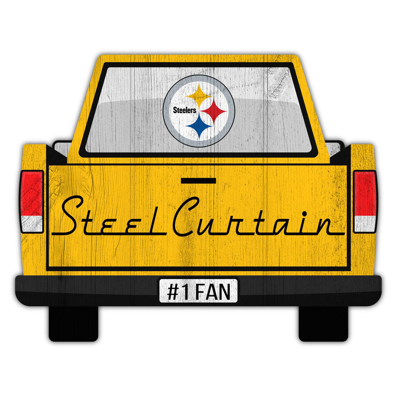 Traditional Entertainment Wall Decor, Pittsburgh Steelers