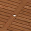Square Outdoor Side Table , 89.9cm cm W 89.9cm cm D