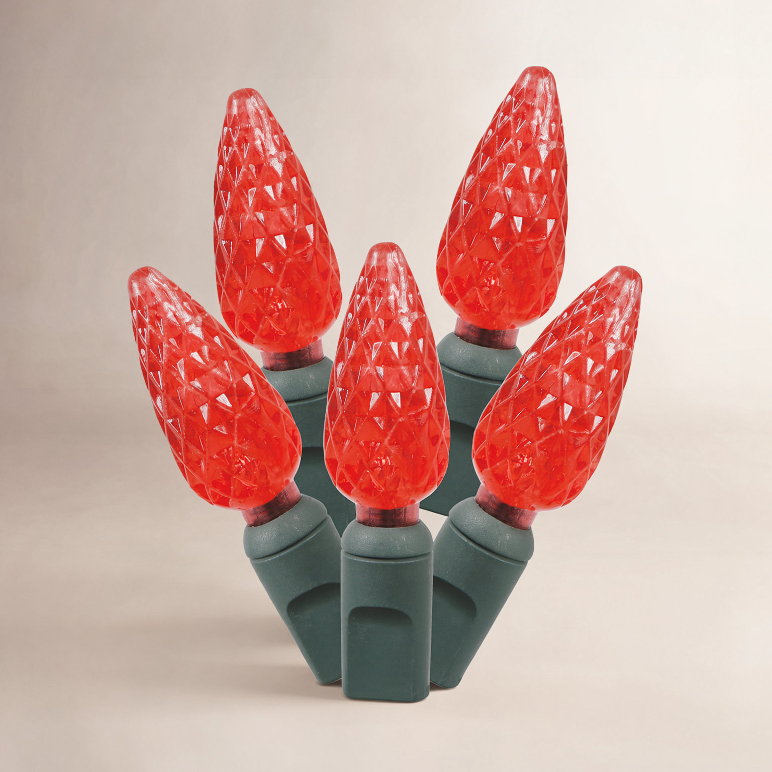 1200'' LED String Lights, Red