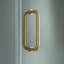 Porte de douche à charnière pivotante simple sans cadre l 44-45 "x H 76", verre trempé incassable de 3/8 po (10 mm) d'épaisseur-107531509