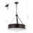 Maline 4 - Light Silver Shaded Pendant