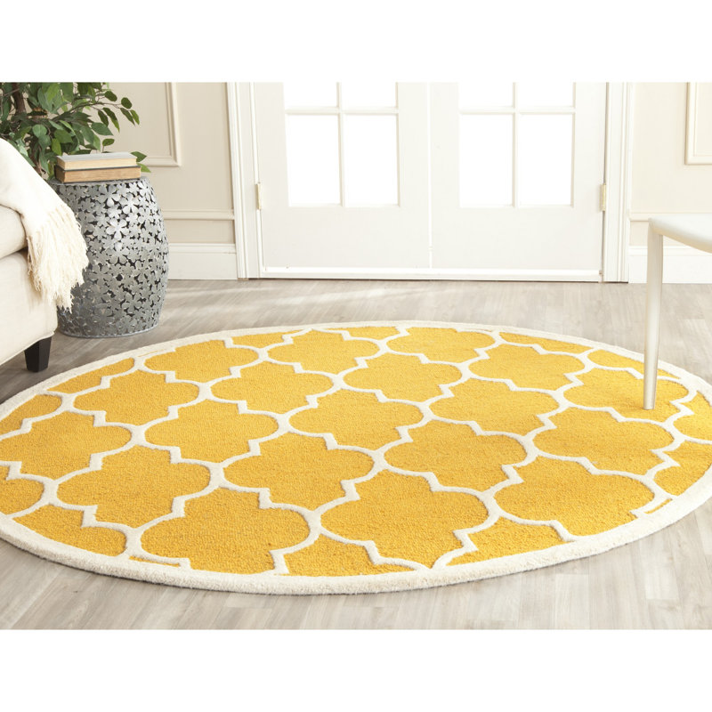 Tapis en laine touffeté à la main Cannen Cambridge, Rond 8 pi